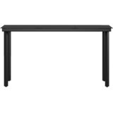  5-dijelni vrtni blagovaonski set s jastucima sivo-crni | shoptok.hr