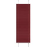 vidaXL Plisirana žaluzija bordo rdeča 45x150 cm širina blaga 44,4 cm poliester, (5000297508) | Shoptok.si
