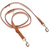 Heim set: usnjen povodec + ovratnica Buffalo, konjak - Velikost ovratnice 55 + povodec 200 cm Cene