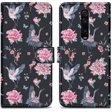Cadorabo primera, združljiv z Xiaomi - Design Crane & Flowers št. 9 - Zaščitni pokrov z magnetnim zapiranjem, funkcijo stojala in režo za kartico, (20694768) | Shoptok.si
