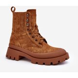 Boto Women's Trapper Lace-Up Boots Camel Gordts | Shoptok.si