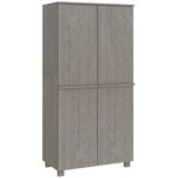  Ormar HAMAR svjetlosivi 89 x 50 x 180 cm od masivne borovine | shoptok.hr