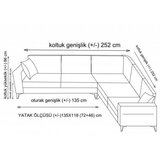 Atelier Del Sofa ugaona garnitura kristal rest 2+Corner+2 dark grey Slike