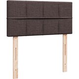  Krevet s oprugama i madracem tamnosmeđi 90 x 200 cm od tkanine | shoptok.hr