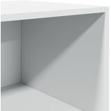  Visoka komoda bijela 40 x 41 x 185 cm od konstruiranog drva | shoptok.hr