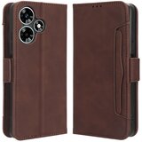 INORCO Za Infinix Hot 30i/Hot 30i NFC X669 torbica za telefon s preklopnim stojalom iz PU usnja z več režami za kartice, pokrov denarnice, (22033417) Cene
