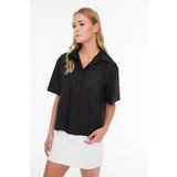 Trendyol Black Short Sleeve Shirt Cene