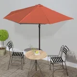 suncobran terakota 300 x 155 x 223 cm polukružni