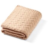 BabyOno Pletena dekica od merino vune 75x100 cm, tamno bež | shoptok.hr