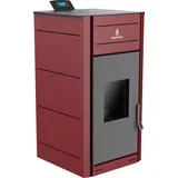 kamin na pelet uno 30 (4kW + 26kW) bordo