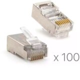  Konektor RJ45 metalni CAT5 JWD-AD79 100 kom Cene
