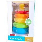 Toranj za slaganje s obručima Rainbow - igračka za bebe Cene