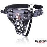 LATETOBED BDSM Line Mens Chastity Pants with Cage Black | shoptok.hr