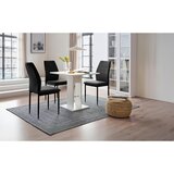 CARRYHOME Jedilna miza , bela | Shoptok.si