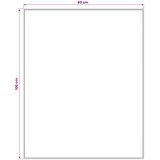  Traka za tepih LESAKA Crna i zlatna 80 x 100 cm | shoptok.hr