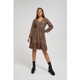 Moodo Patterned dress with frills | shoptok.hr