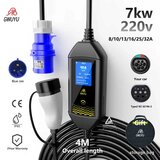 GWUYU EV Polnilec, združljivost s tipom 2, prenosna zasnova, 7KW 4M M62, (5000157649) | Shoptok.si