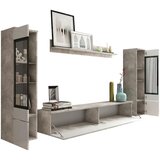 P & B Dnevni Regal Vera, Bela, Siva, 4-Delno, Led | Shoptok.si