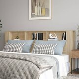 vidaXL vzglavna omarica sonoma hrast 220x18,5x104,5 cm Cene