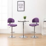 Furnova Barski stolčki 2 kosa vijolično umetno usnje, (22056047) | Shoptok.si