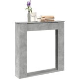 vidaXL Okvir za kamin boja betona 100x20x100 cm od konstruiranog drva Cijene