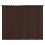  Vrtna kućica za pohranu smeđa 257 x 205 x 178 cm čelična | shoptok.hr