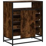 vidaXL Ormar s ladicama dimljeni hrast 70x41x83,5 cm konstruirano drvo | shoptok.hr