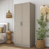 Hanah home BA288 ormar 90 × 210 × 57,5 cm, peščana Cene
