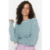 Trendyol Lilac Crop Knitwear Sweater Cene