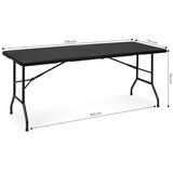 Modern Home Sklopivi sto 180cm Black | ePonuda.com