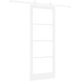  Klizna vrata ORKDAL 83 x 211 cm Masivna borovina i staklo | shoptok.hr
