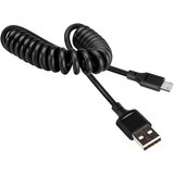 AVIZAR Kabel USB na mikro-USB 2A, raztegljiv do 80 cm, polnjenje in sinhronizacija - crn, (20650944) Cene