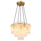 Globo 15698H1M - Luster na sajli GORLEY 5xE27/60W/230V zlatna | Eponuda.com