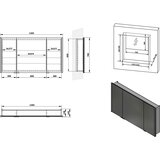 Sapho Siva kopalniška omarica 126x70 cm Integra – | Shoptok.si
