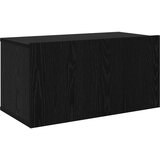  Set TV komoda 8 pcs 120 x 30 x 30 cm Crni hrast | shoptok.hr