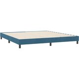  posteljni okvir brez vzmetnice temno modra 180x220 cm žamet, (21829119) | Shoptok.si
