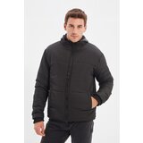 Trendyol Black Men's Puffer Stand Collar Zippered Coat | shoptok.hr