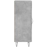  Komoda siva boja betona 34,5x34x90 cm od konstruiranog drva | shoptok.hr