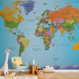 Artgeist Fototapeta Colourful Geography, 150x105cm | Shoptok.si