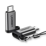 Ugreen 50590 adapter za spremembo tipa priključka kabla Micro USB USB C Siva Cene