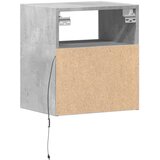  Zidni TV ormarići LED 2 kom boja betona 41x31x45 cm | shoptok.hr