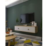 Hanah home tv polica zuzu 120 sapphire oak white gold Cene