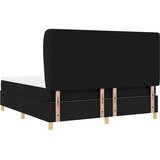 Krevet s opruga kutije s madracem Crna 200 x 180 cm tkanina | shoptok.hr