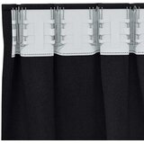  Zavjese za blackout s prstenovima 2 pcs Crna 245 x 140 cm | Eponuda.ba