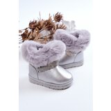 Boto Children's Snow Boots With Cubic Zirconia Silver Hollee | ePonuda.com
