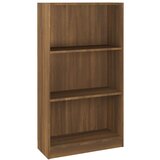 Maison Chic Knjižna omara - Knjižni regal rjavi hrast 60x24x109 cm konstruiran les, (21725362) Cene