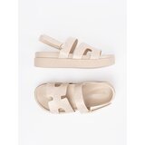 GOODIN Classic platform sandals beige | shoptok.hr
