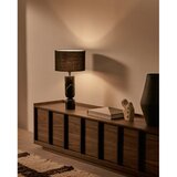 Kave Home Crna mramorna stolna lampa s tekstilnim sjenilom (visina 57 cm) Vex – | shoptok.hr