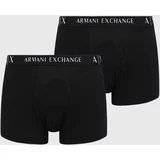 Armani_Exchange Boksarice 2-pack moški, črna barva