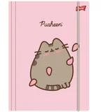 Pusheen rožnata mapa z gumico, velikost A4